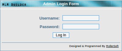 Admin Login Form